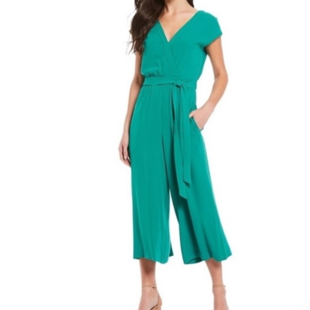 Eliza J Vibrant Teal Jumpsuit
